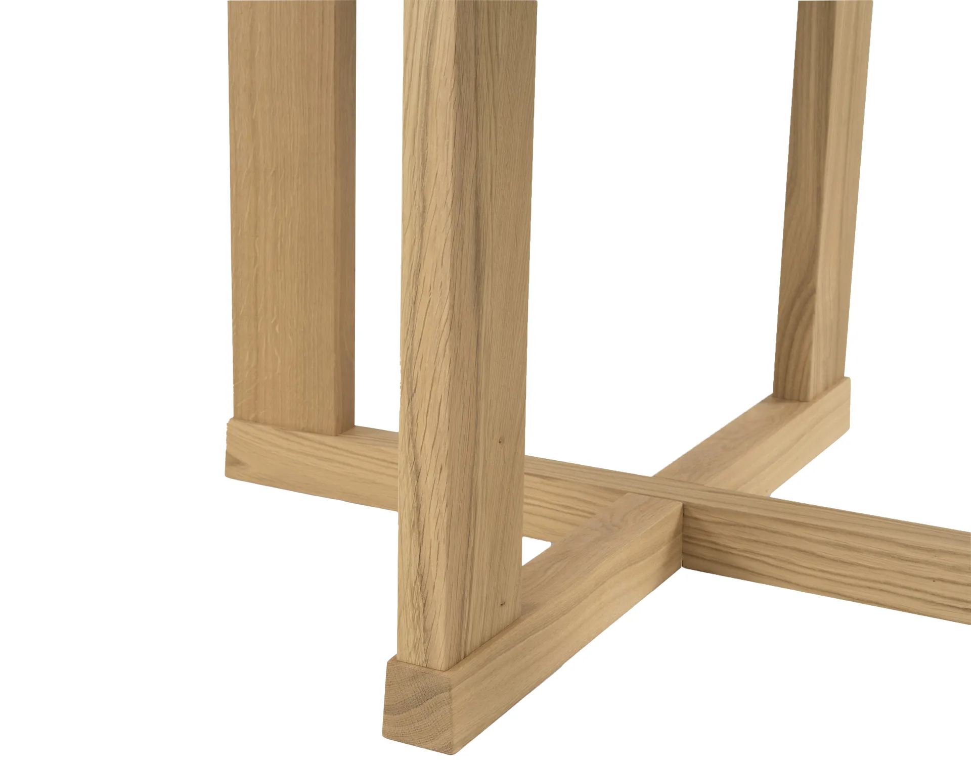 Arv Esstisch ⌀130 cm, Weißpigmentierte, mattlackierte Eiche Mavis