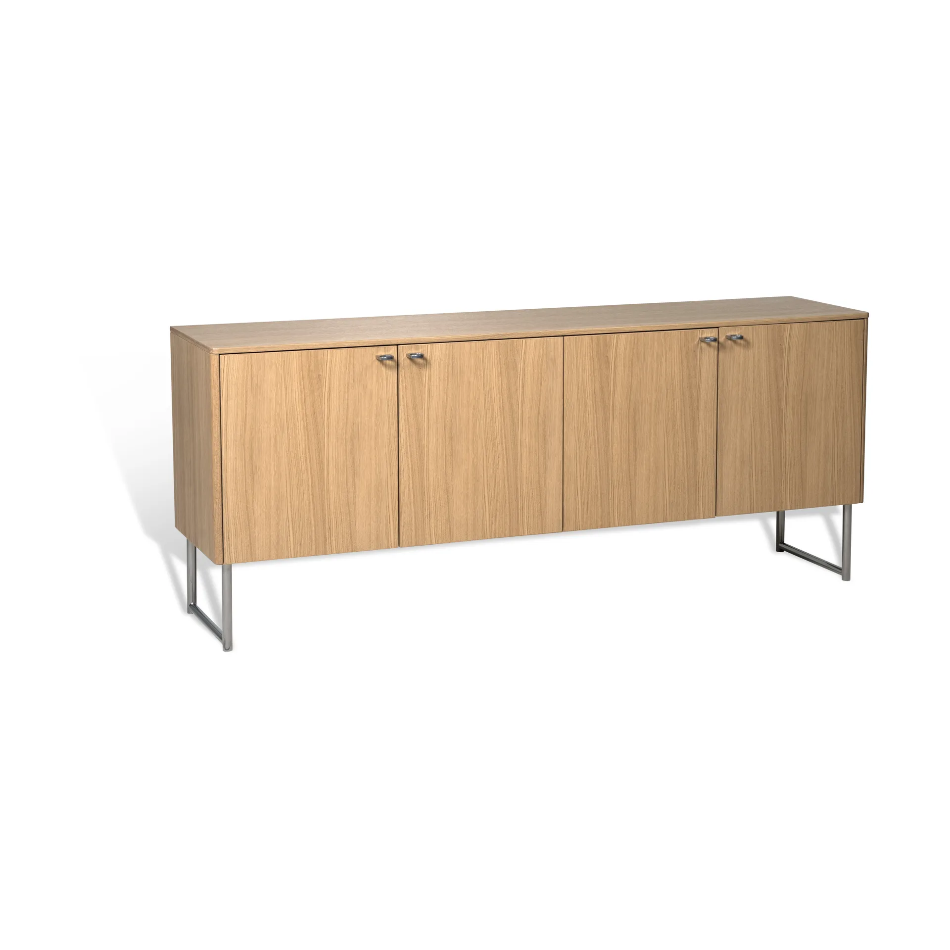 Deus Sideboard 60 cm, Weißpigmentierte matte lackierte Eiche Mavis