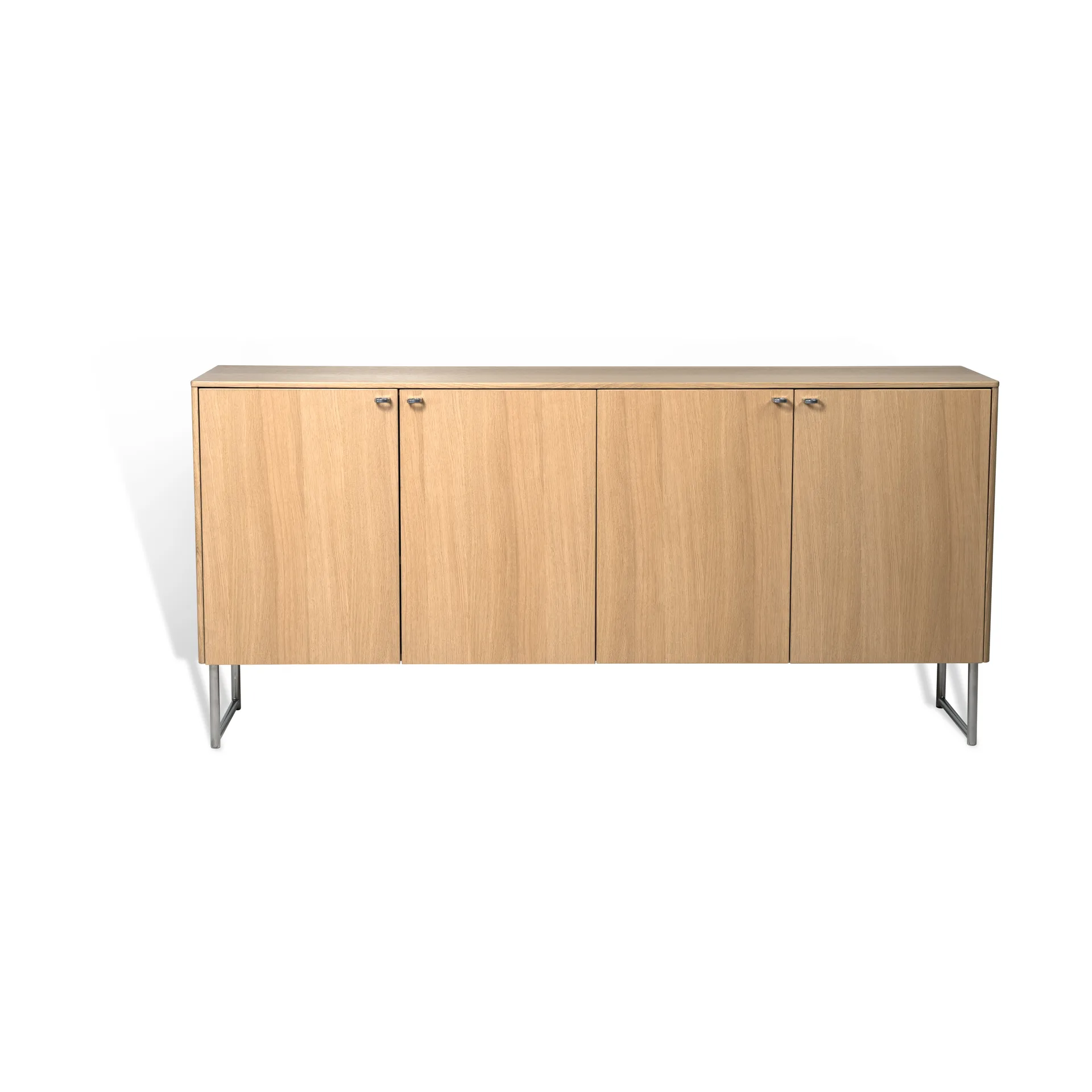 Deus Sideboard 75 cm, Weißpigmentierte matte lackierte Eiche Mavis