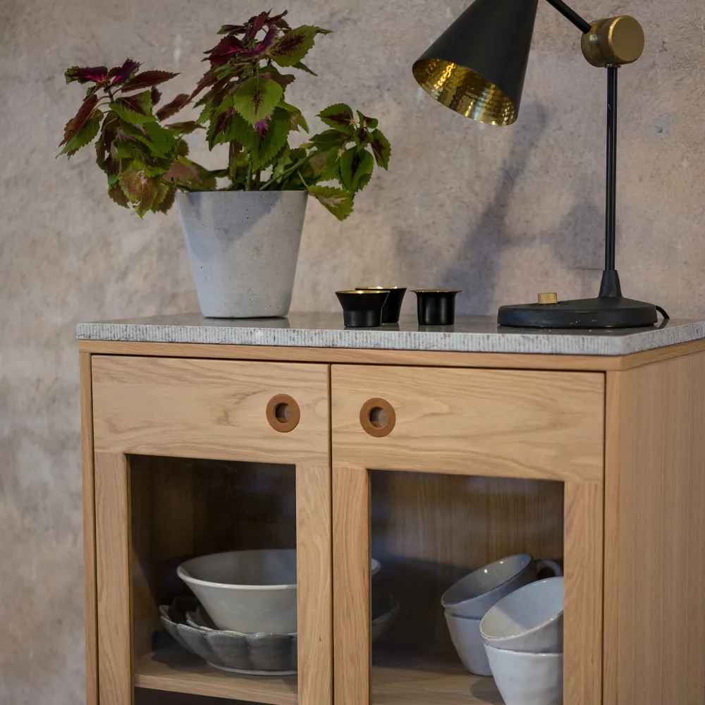 Höllviken Schrank, hellgrau Mavis