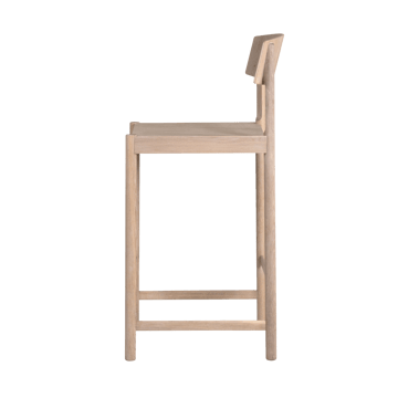 Rod Barhocker 65 cm - Weiß gewachstes Eichenholz - Mavis