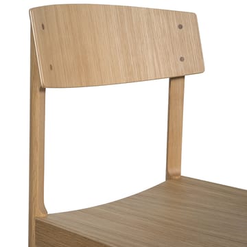 Rod Stuhl - Weißpigmentierte, mattlackierte Eiche - Mavis