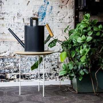 Tribeca Beistelltisch - Eiche geölt rustikal, schwarze Beine, ø47 cm - Mavis