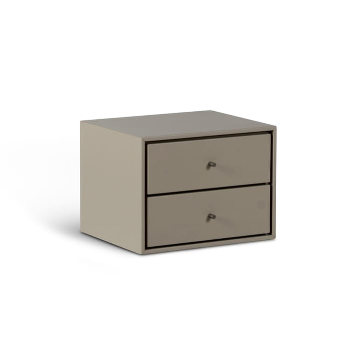 Volt Nachttisch wandhängend, Beige-Edelstahl Mavis