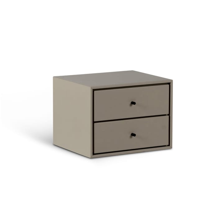Volt Nachttisch wandhängend, Beige-schwarz Mavis