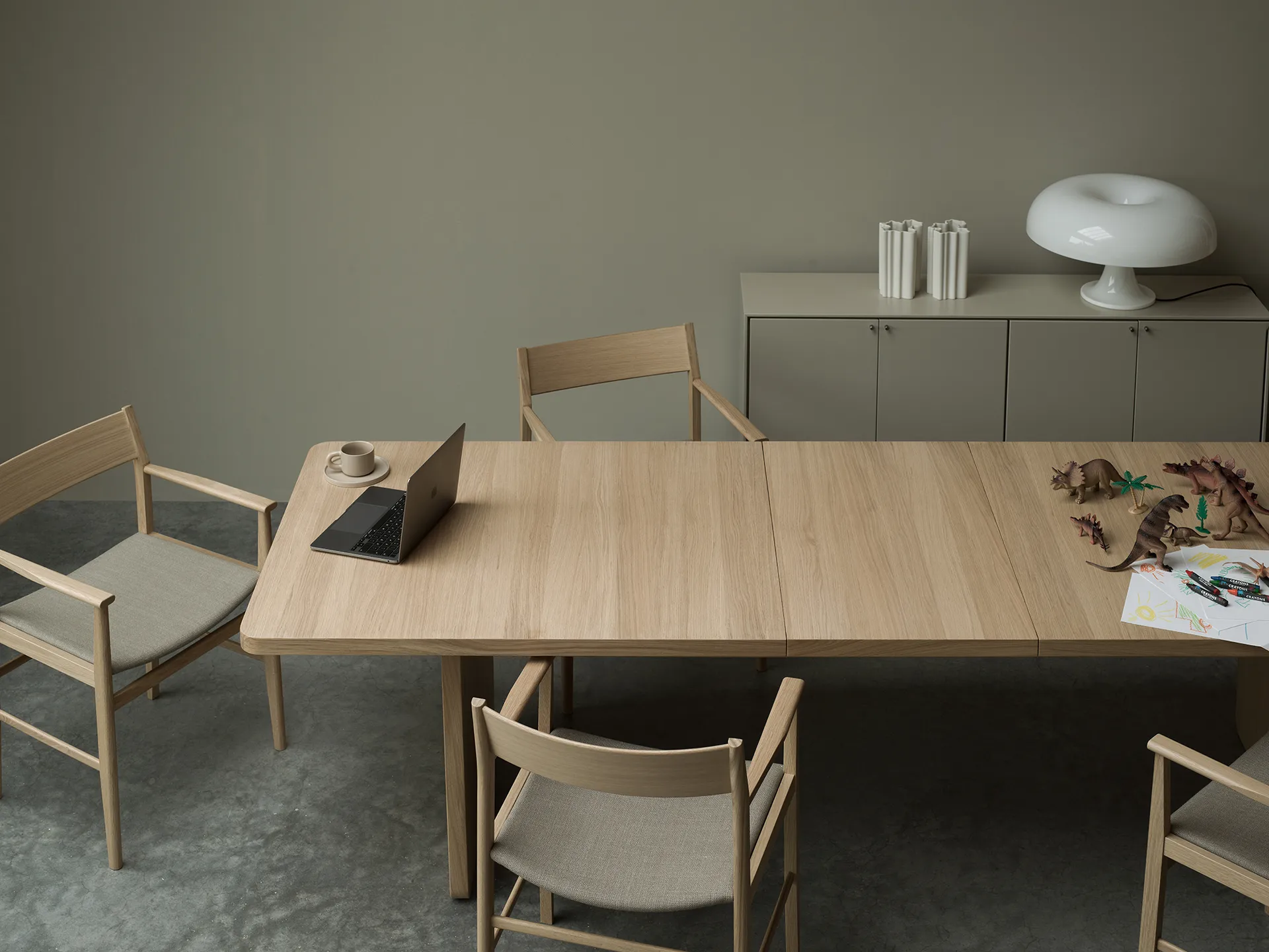 Volt Sideboard 80x148 cm, Beige-Edelstahl Mavis