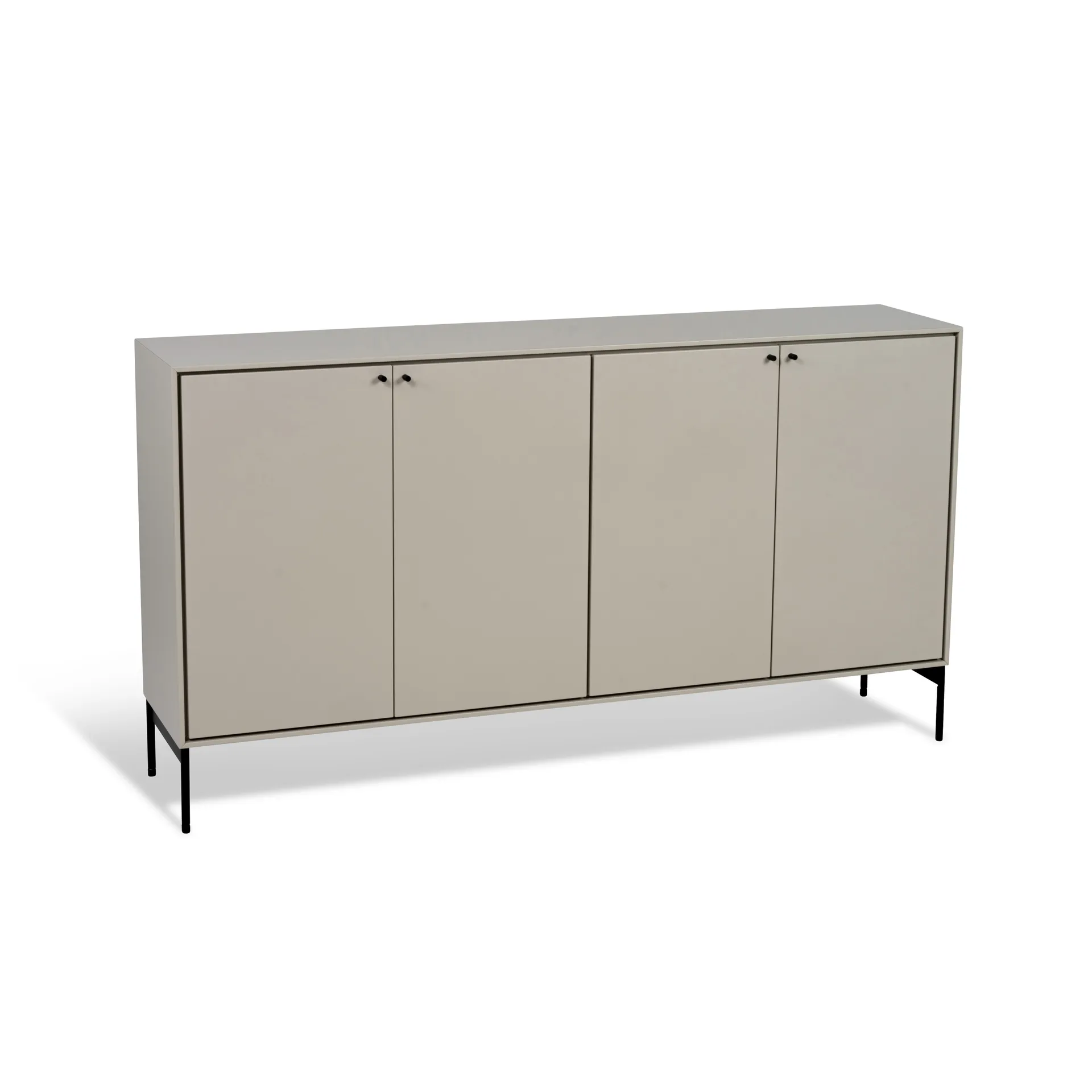 Volt Sideboard 80x148 cm, Beige-schwarz Mavis