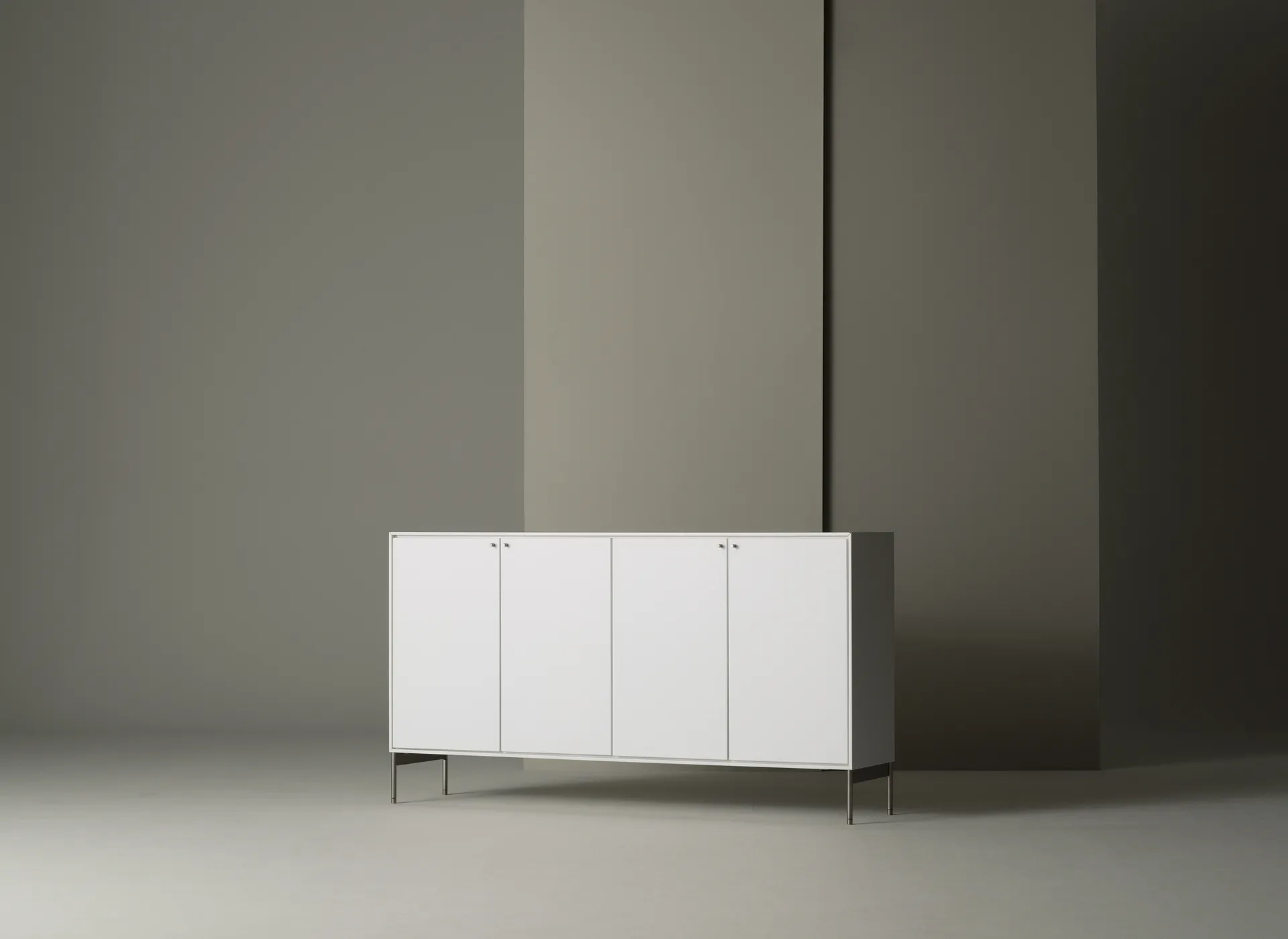 Volt Sideboard 80x148 cm, Weißlack Mavis