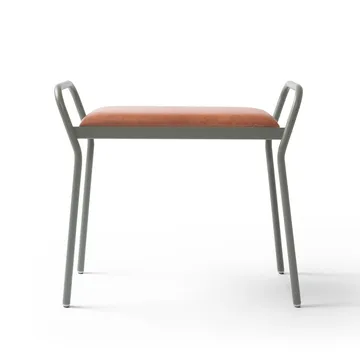 Anyone Hocker - Green-grey/Vintage Cognac - Maze