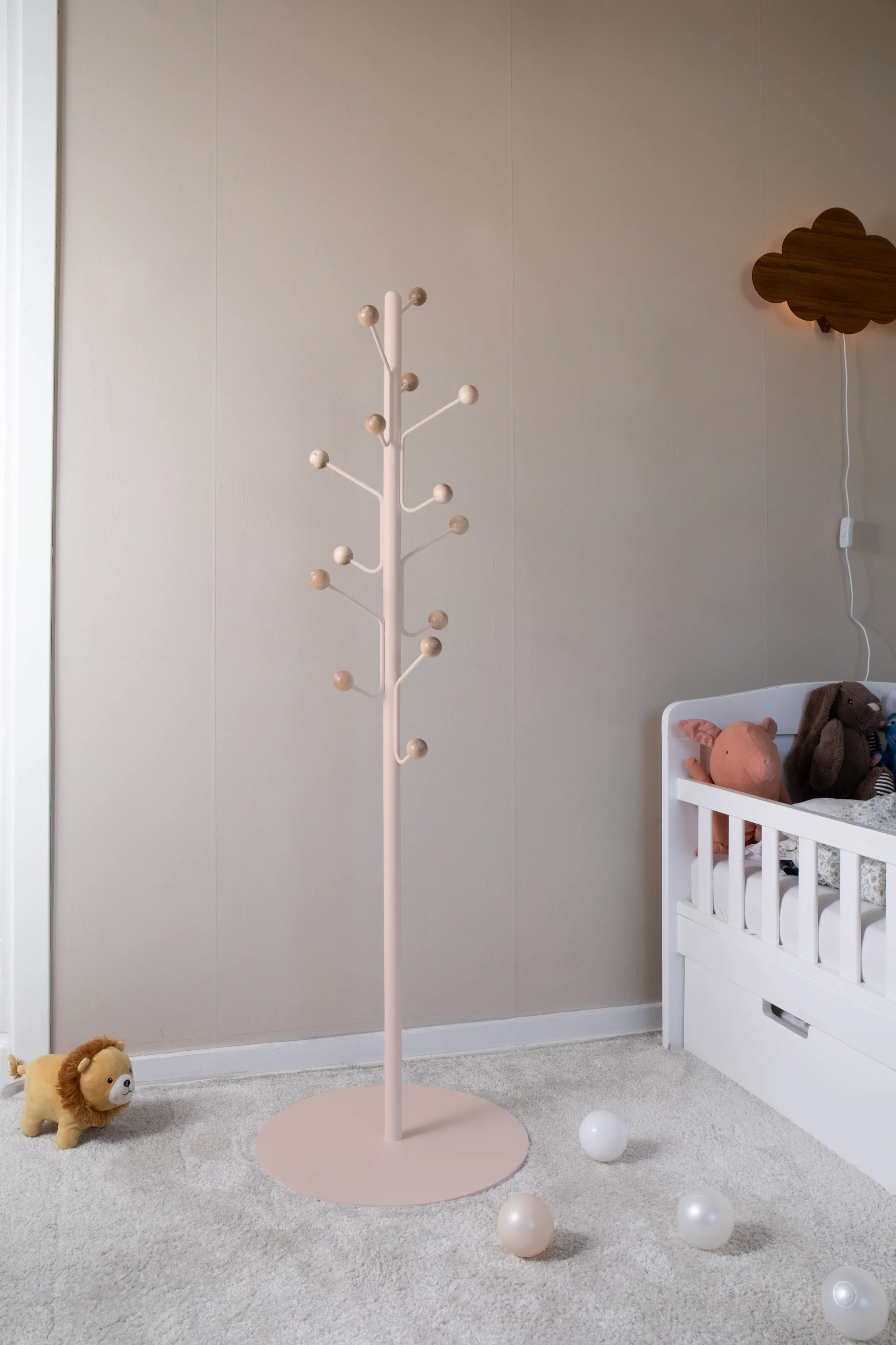 Bill Floor Garderobe Junior, Pale pink Maze