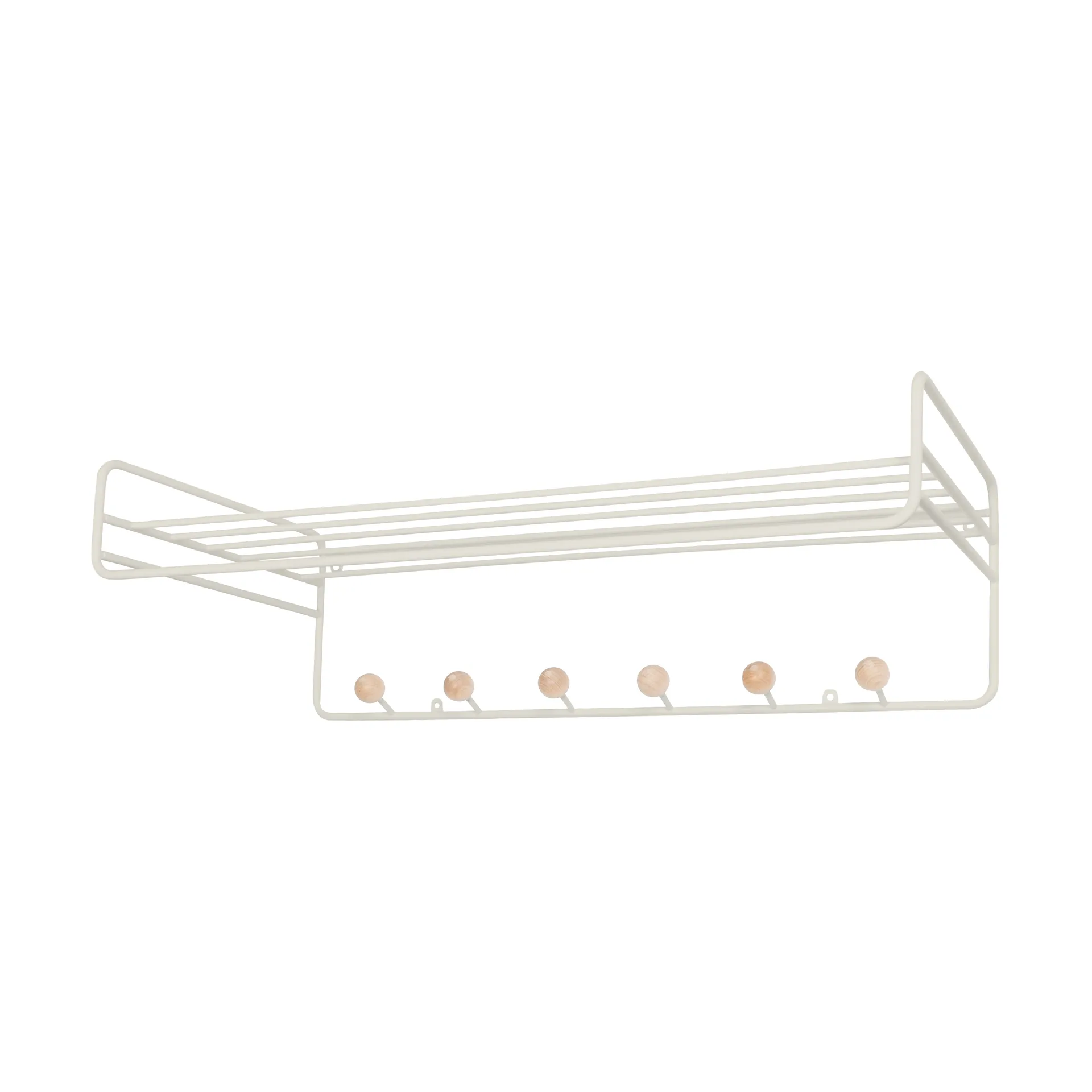 Bill Hat rack Hutablage, Greige Maze