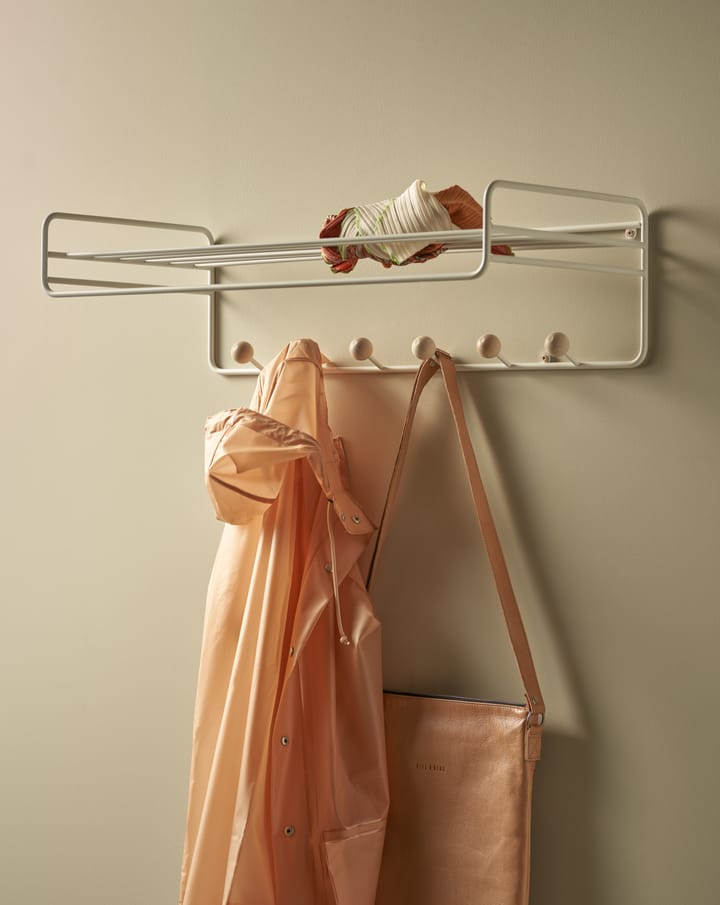 Bill Hat rack Hutablage, Seidengrau Maze