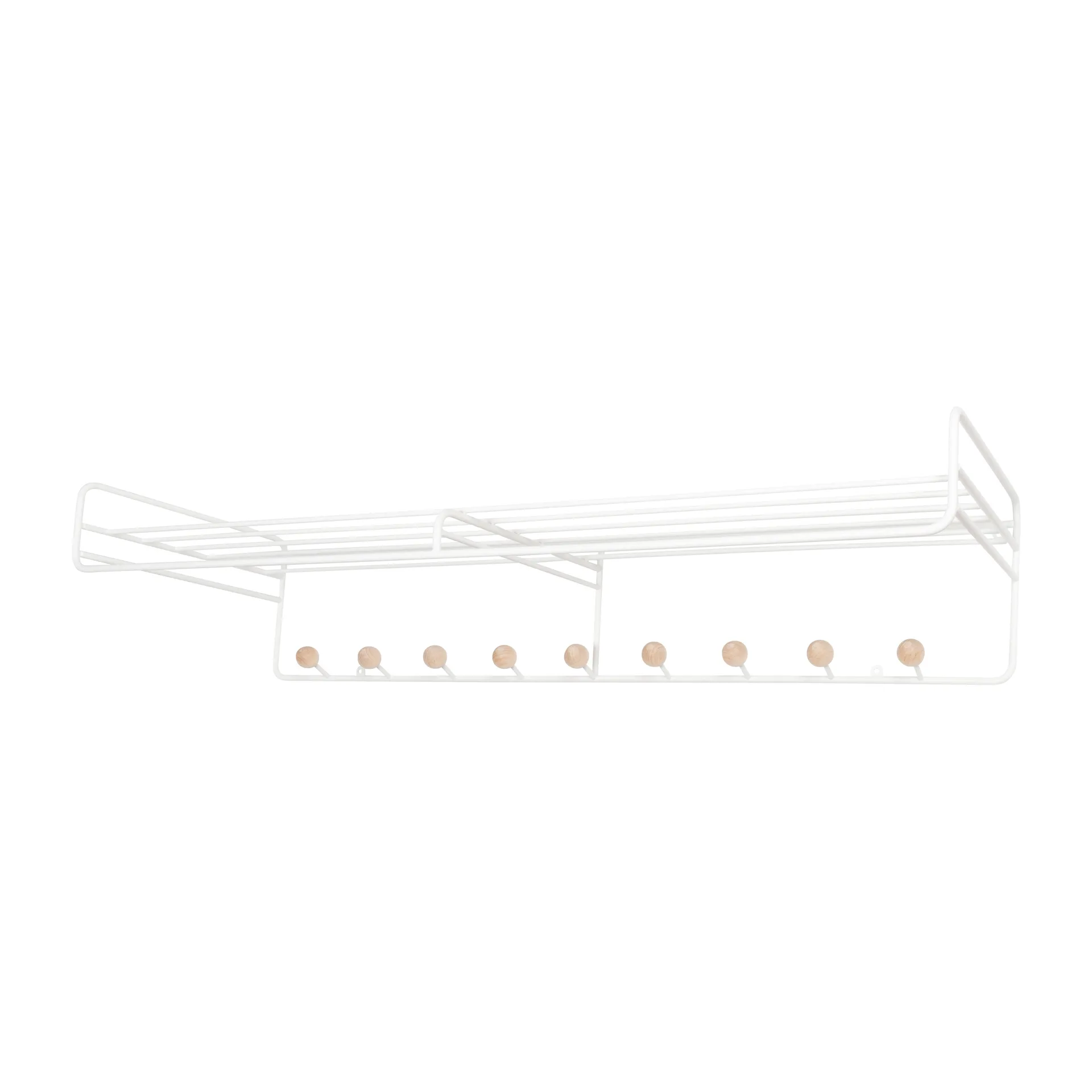 Bill Hat rack L Hutablage, Weiß Maze