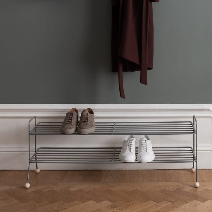 Bill Shoe Shelf L Schuhregal, Grau Maze