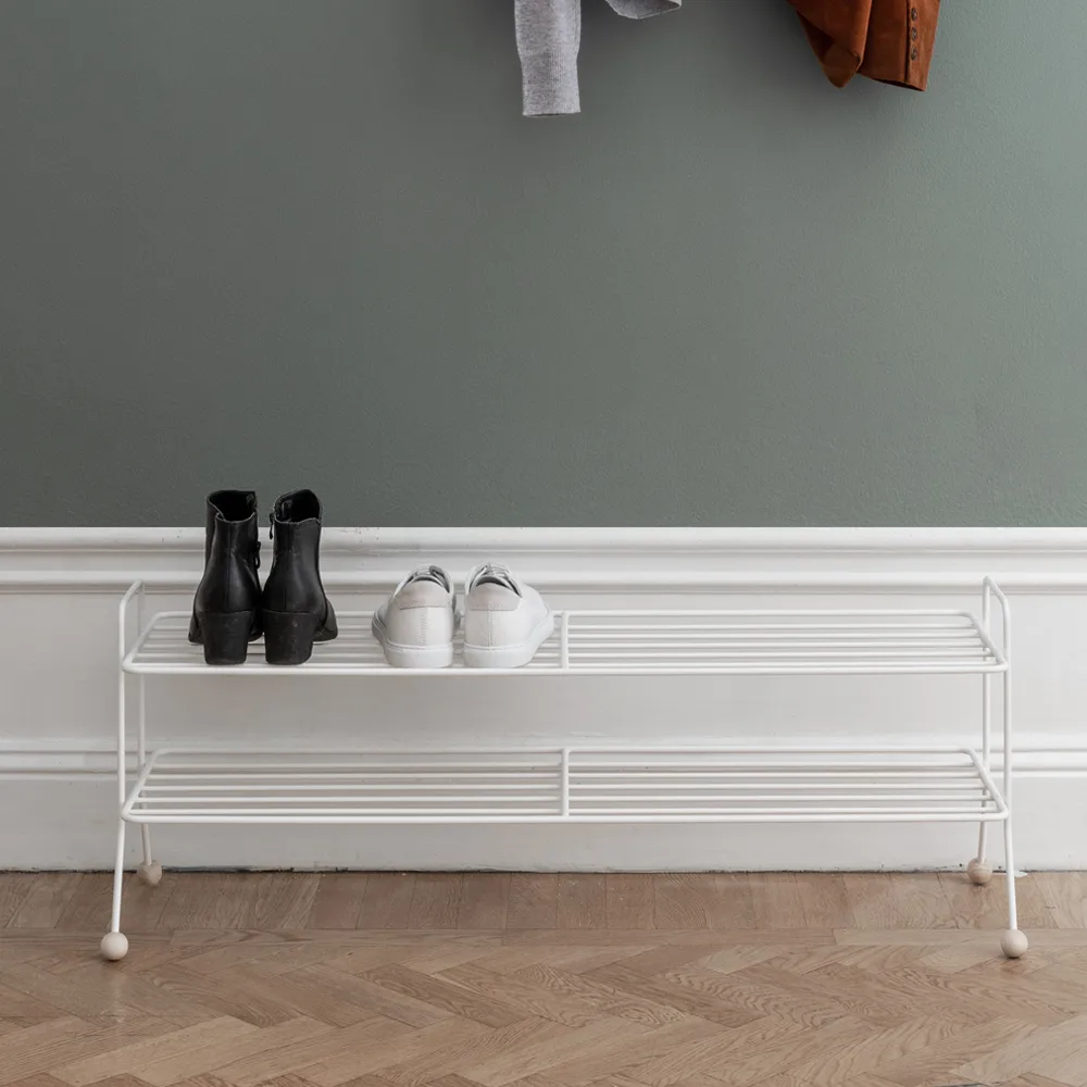 Bill Shoe Shelf L Schuhregal, Weiß Maze