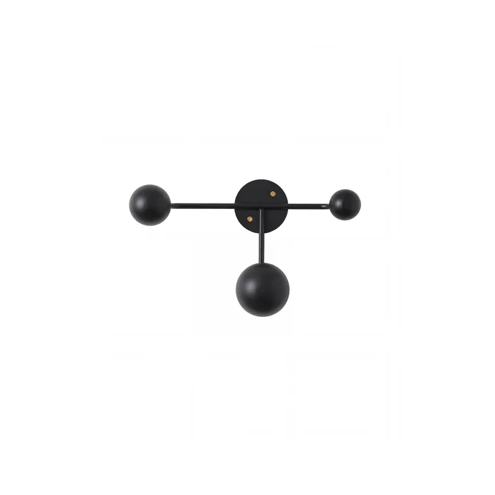 Bill Triple Kleiderhaken - Black - Maze