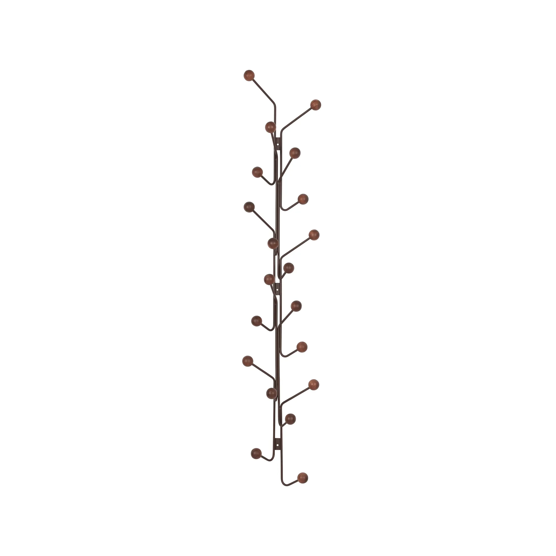 Bill Vertical Kleiderhaken, Dark mocha Maze