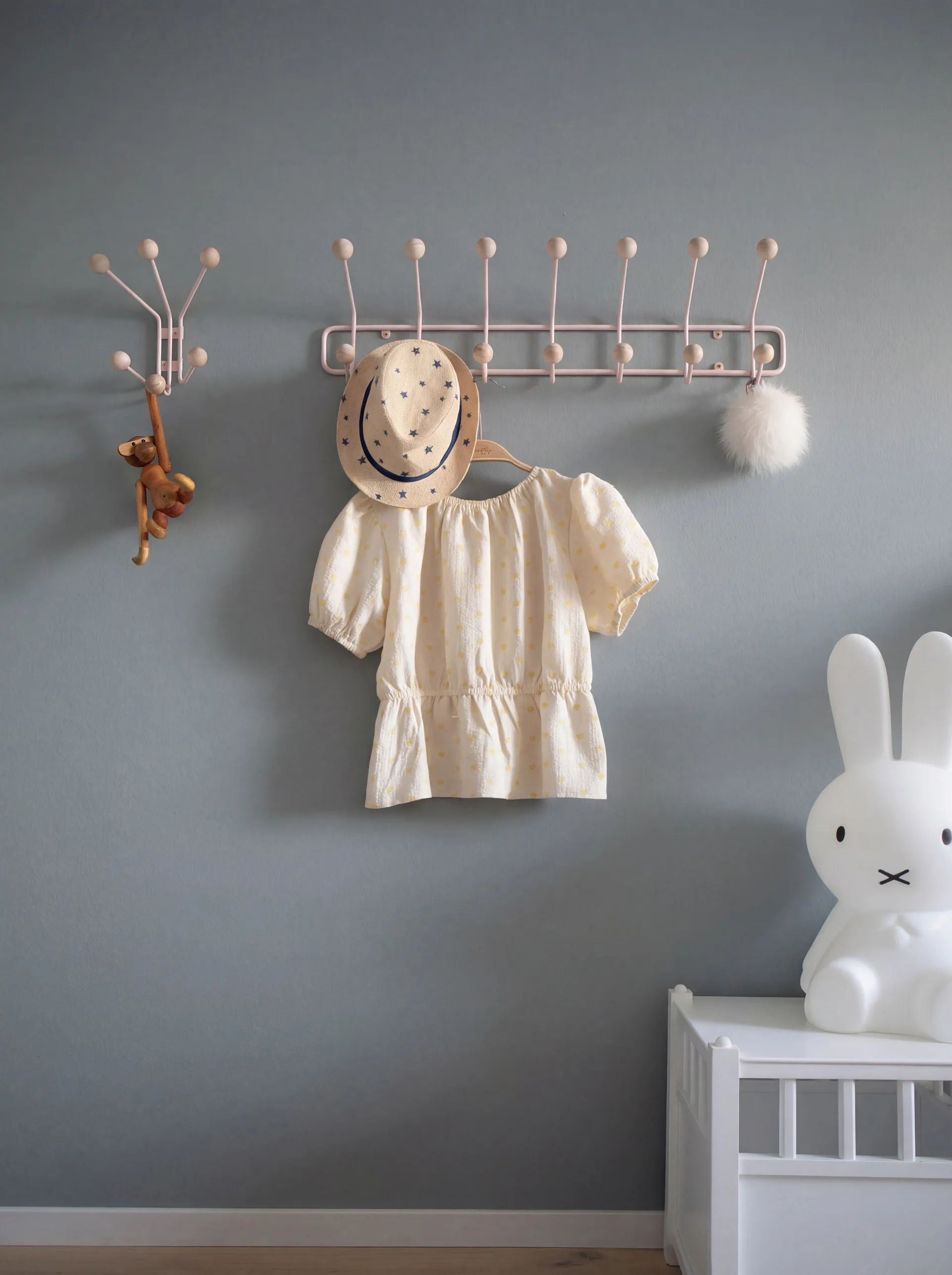 Bill XS Wandhaken, Blassrosa Maze