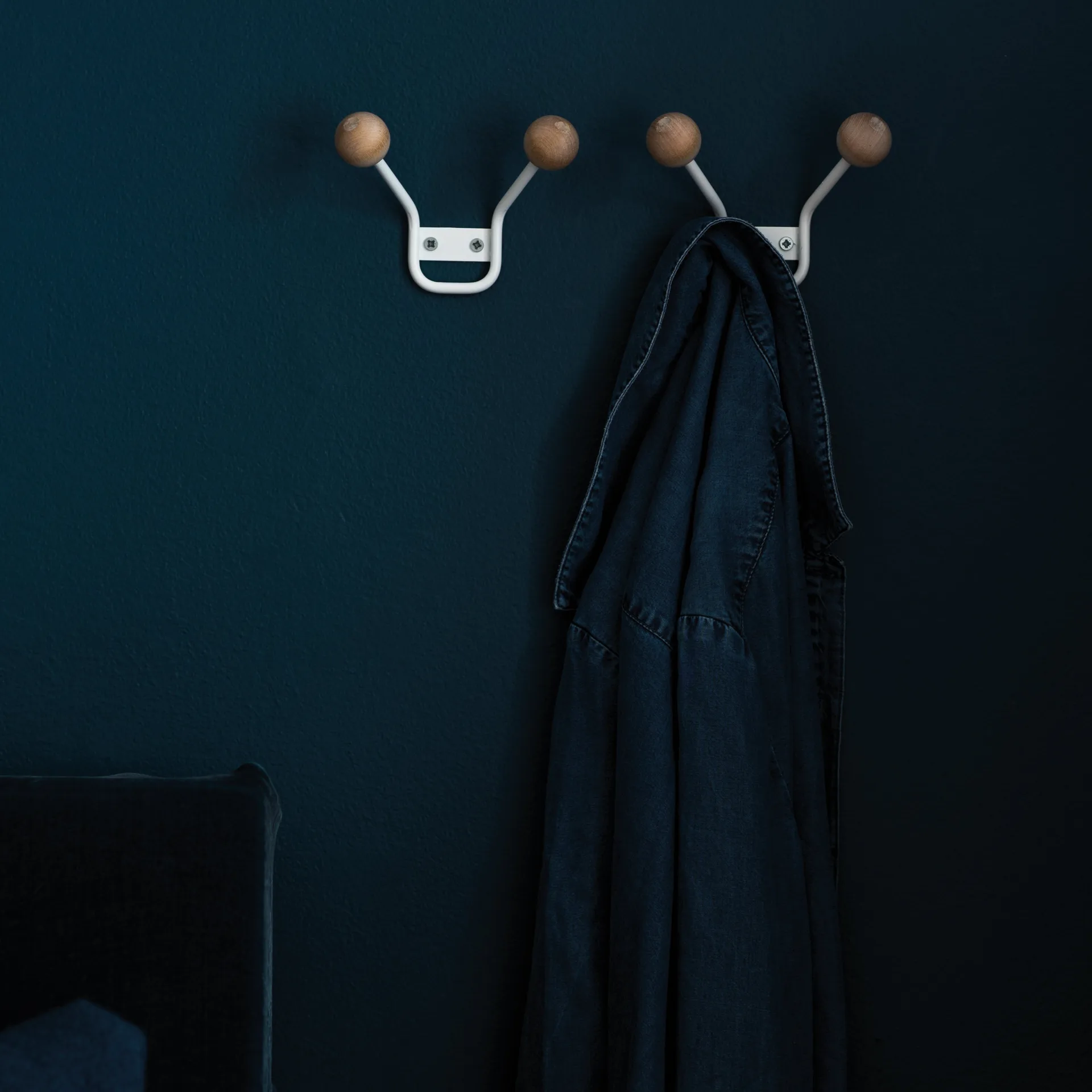 Bill XXS Wandhaken, Weiß Maze