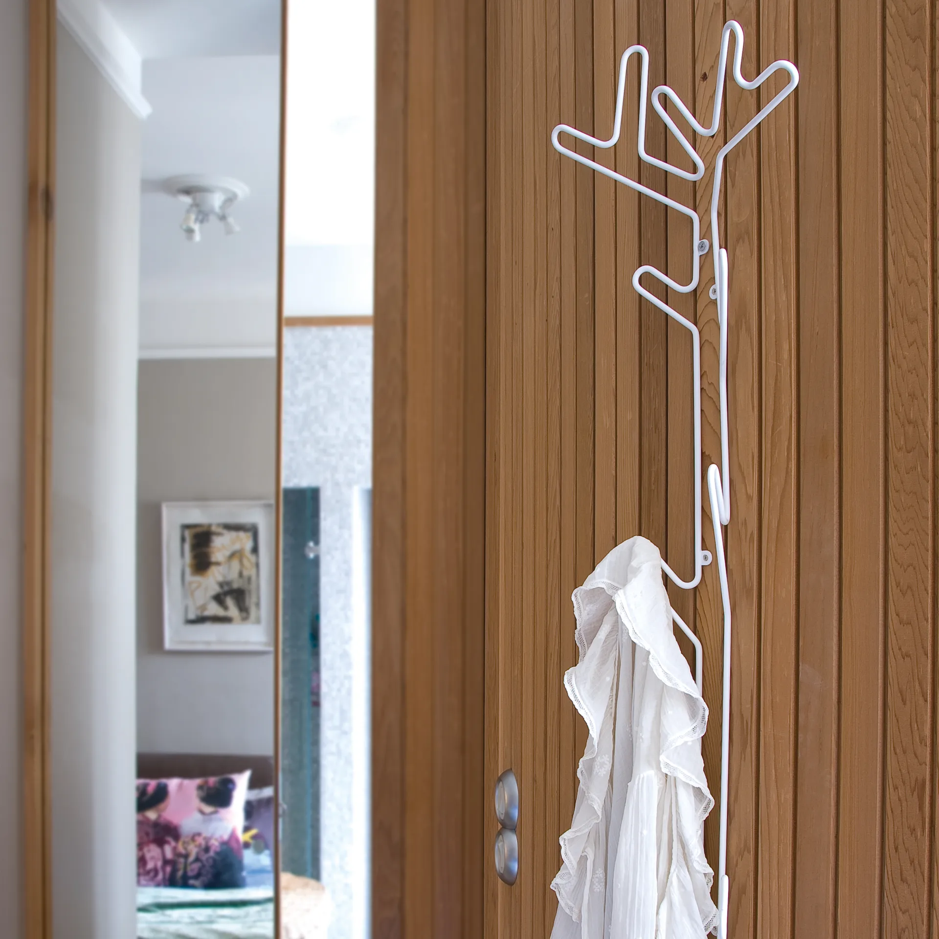 Branch Wandgarderobe, Weiß Maze