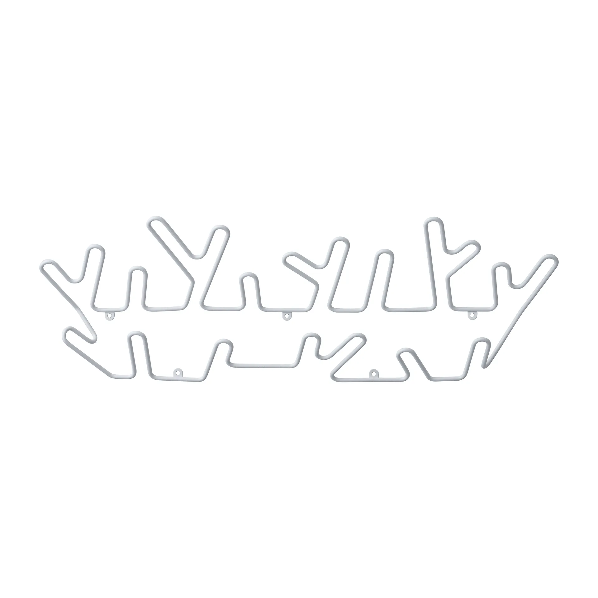 Crown L Wandhaken, White Maze