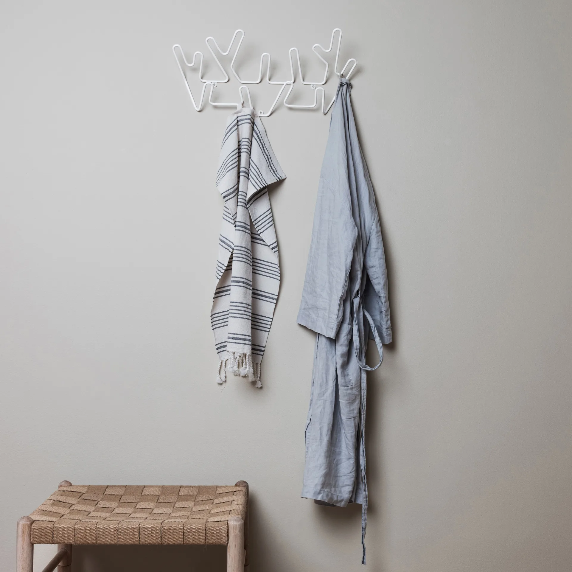 Crown Wandhaken, Weiß Maze