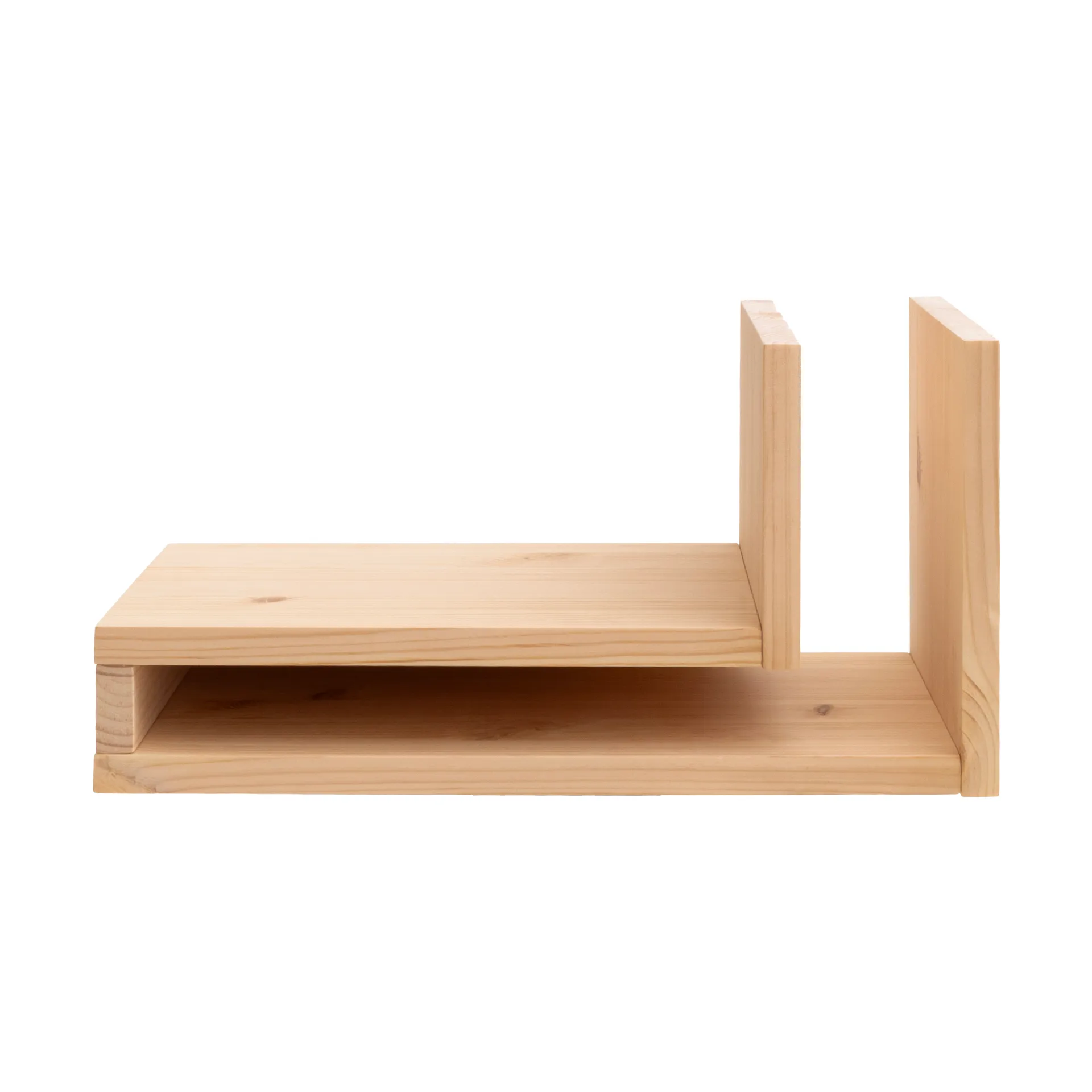 F-shelf Play DIY Wandregal, Pine, left Maze