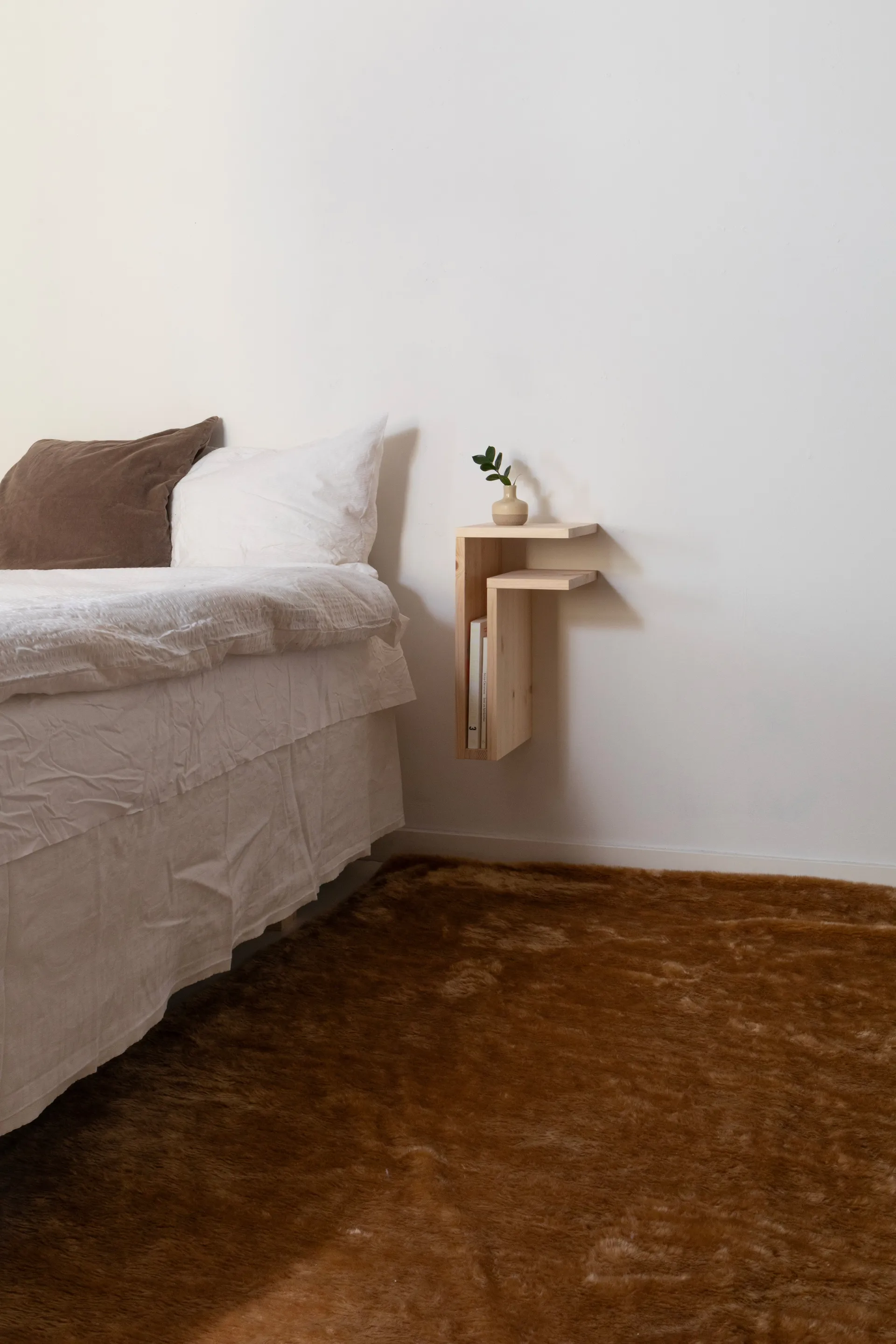 F-shelf Play DIY Wandregal, Pine, right Maze