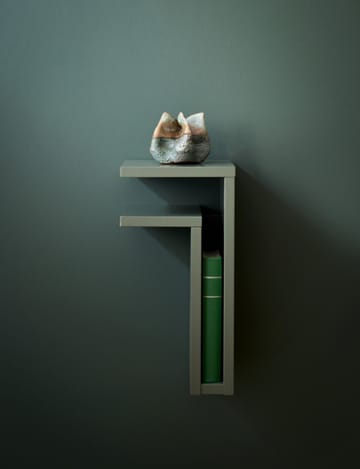 F-shelf Wandregal green grey - Regal nach links - Maze