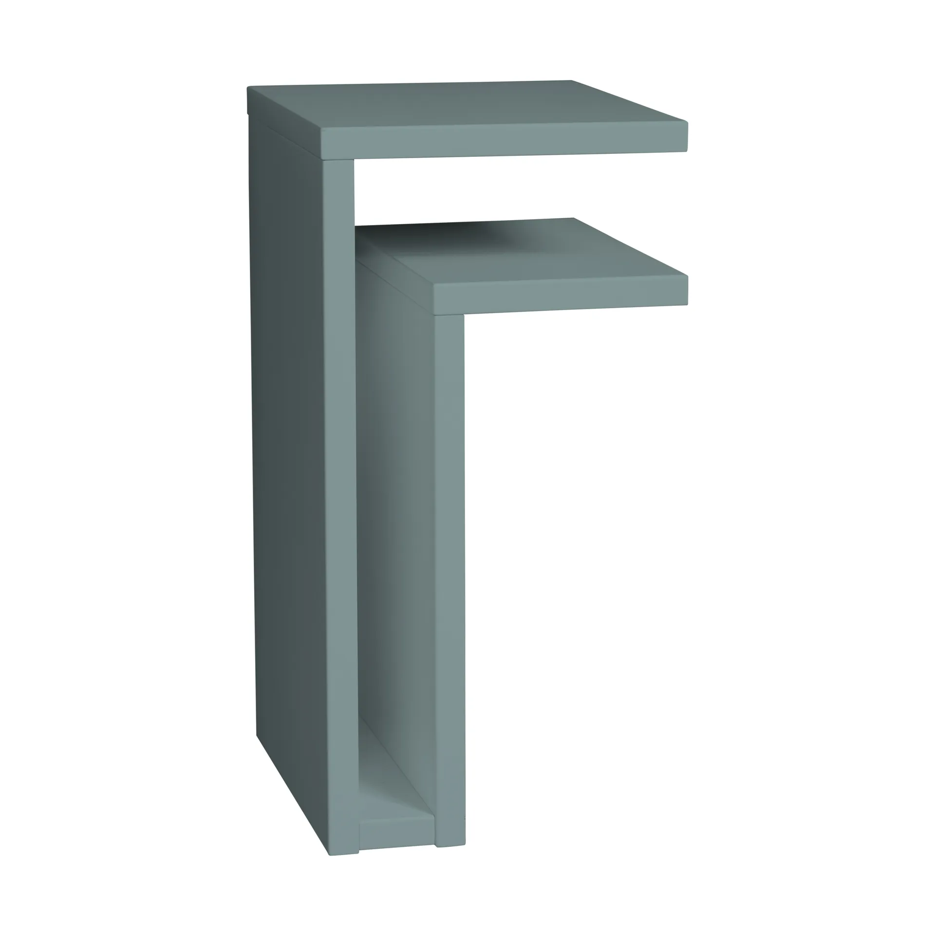 F-shelf Wandregal pigeon blue, Regal auf der rechten Seite Maze