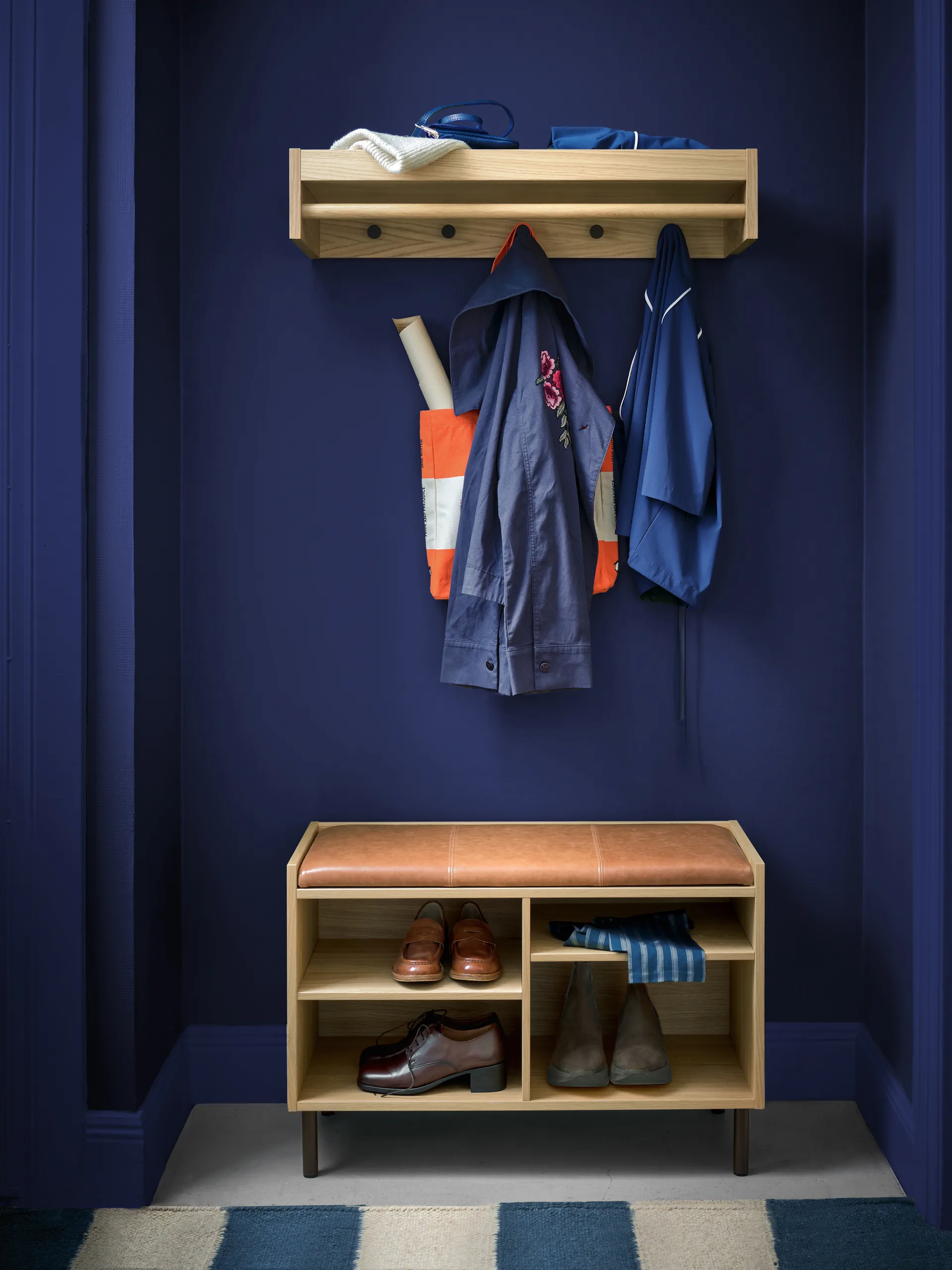 Gentle Hutablage, Eiche, 78x15x32 cm Maze