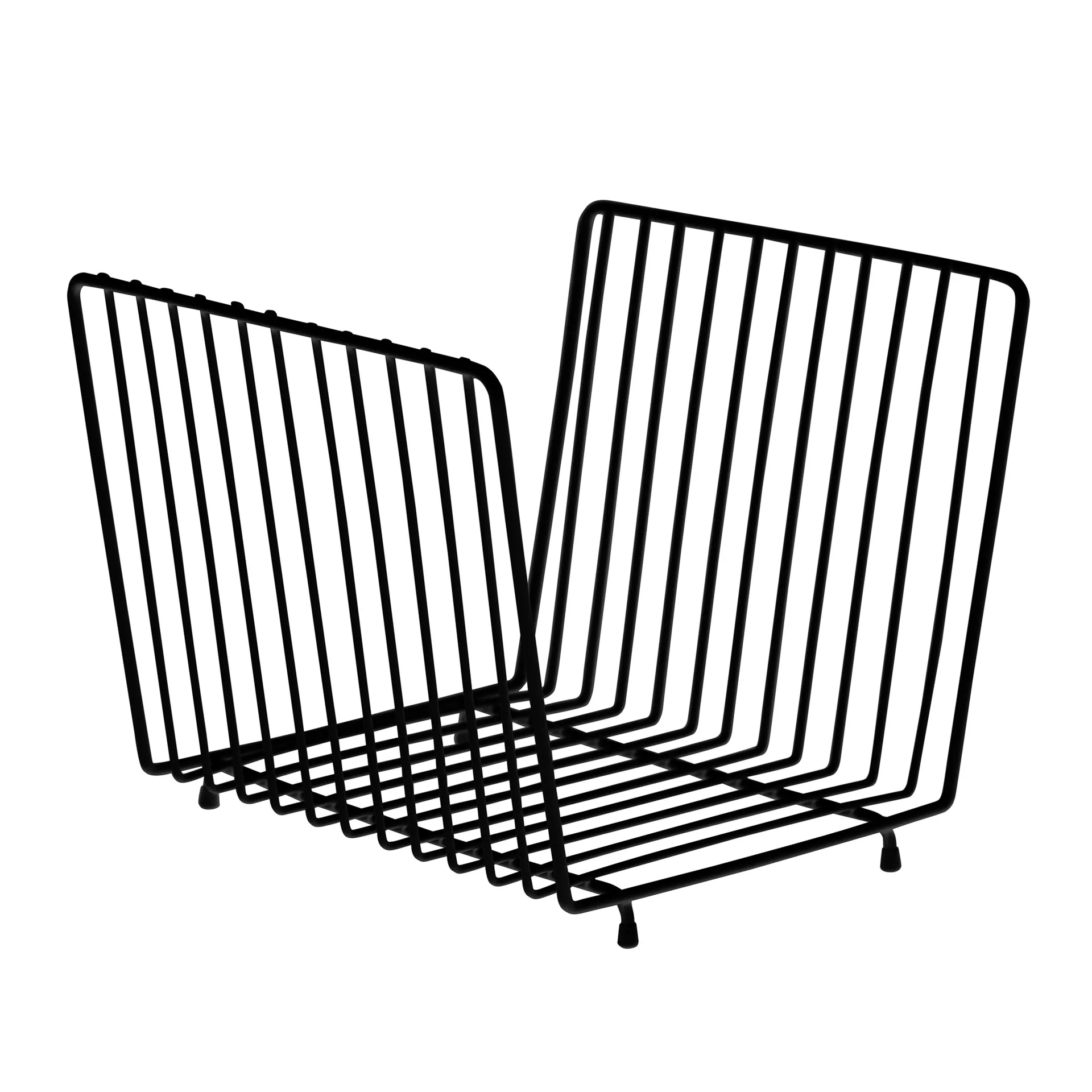 Journal Magazinhalter, Schwarz Maze