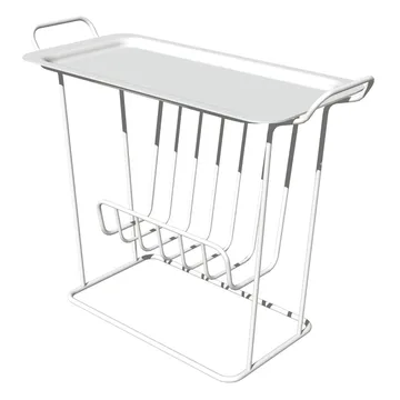 Minnie Mae Paper Tablett-Tisch - Weiß/weiß - Maze