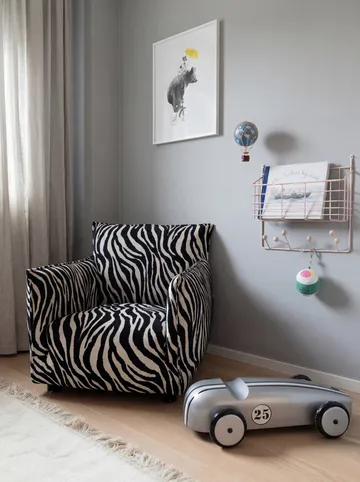 Mitten shelf Regal junior - Blassrosa, 38,6×35,2×8,6 cm - Maze