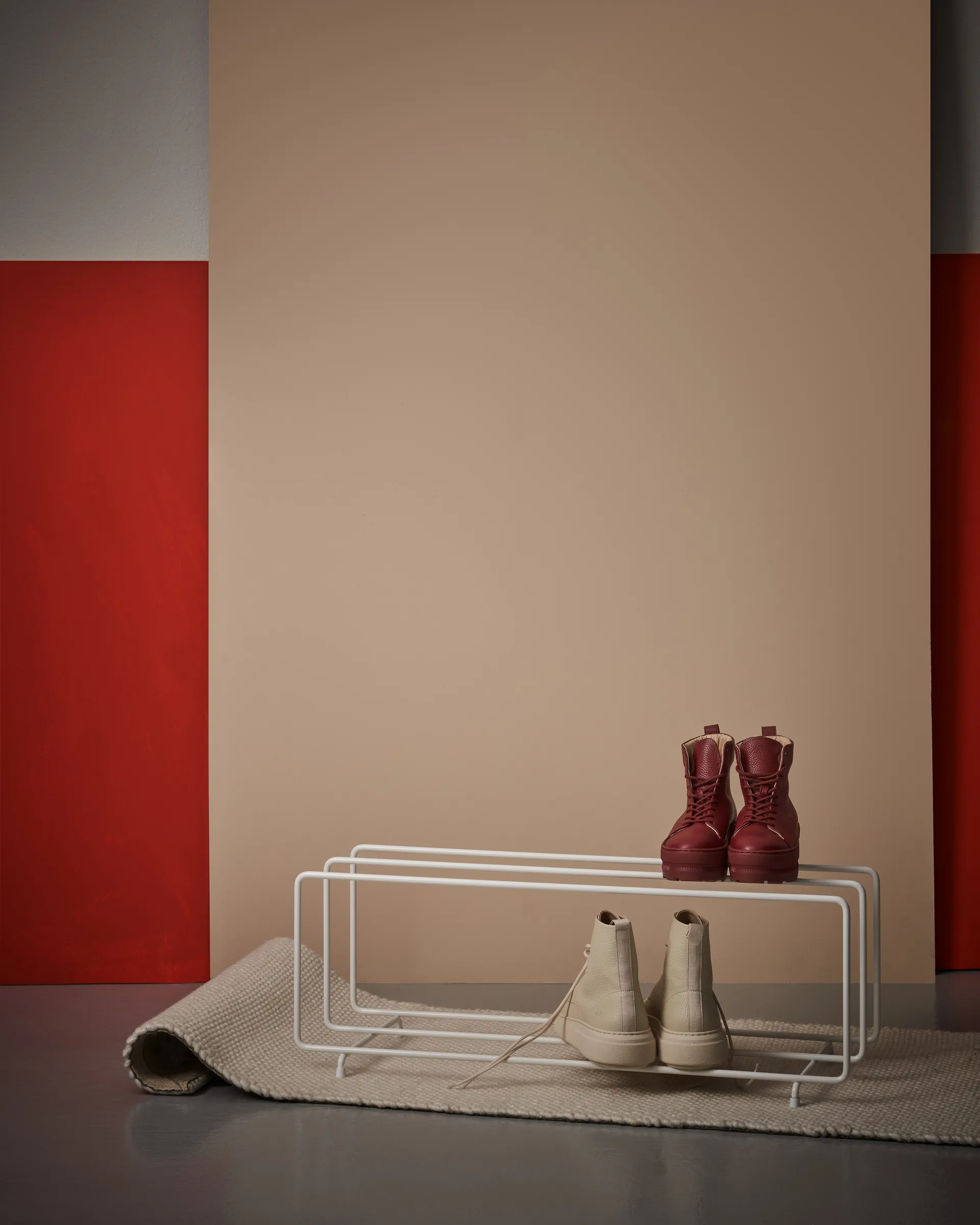 Mixrack Schuhregal L, Weiß Maze