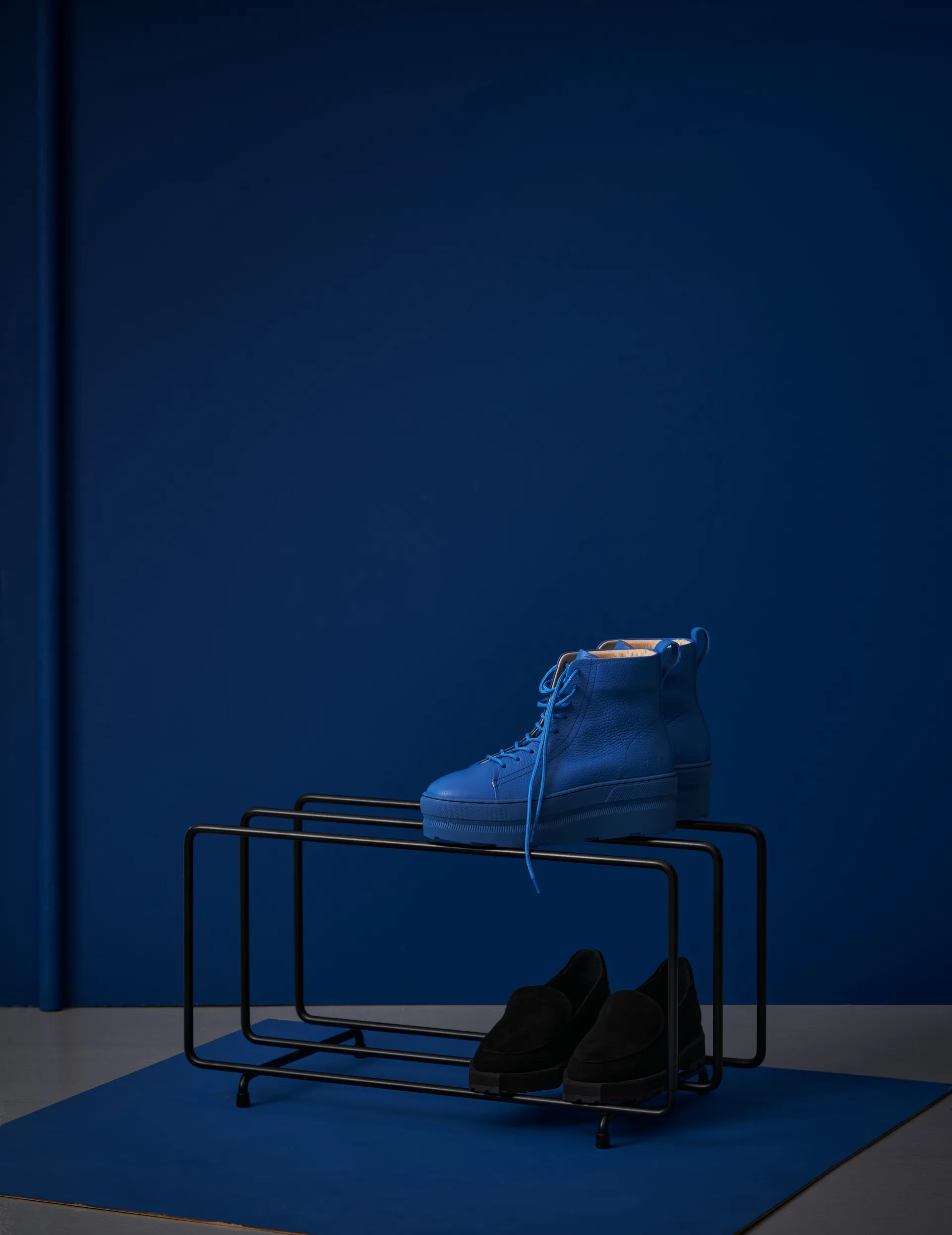 Mixrack Schuhregal, Schwarz Maze