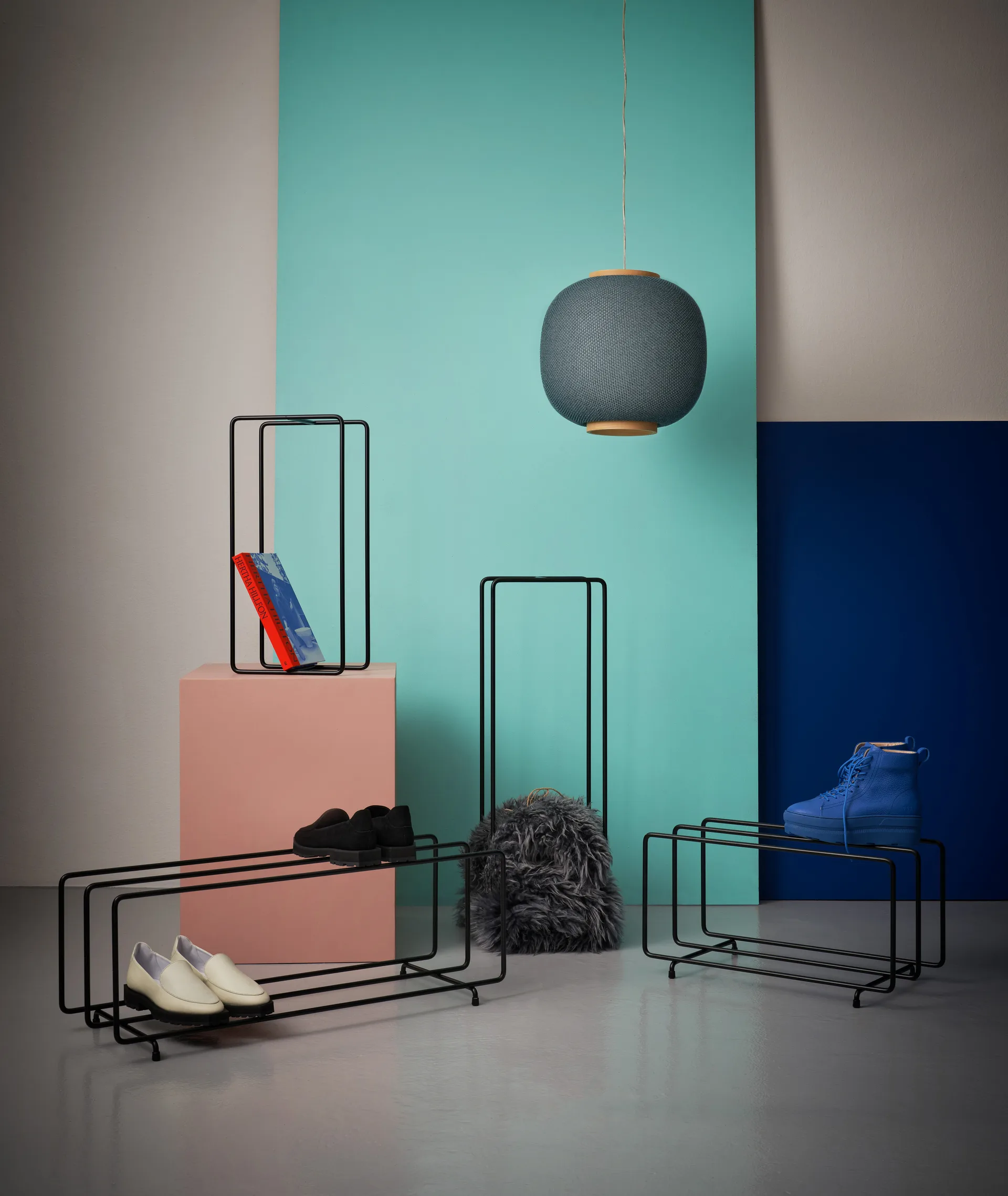 Mixrack Schuhregal, Schwarz Maze