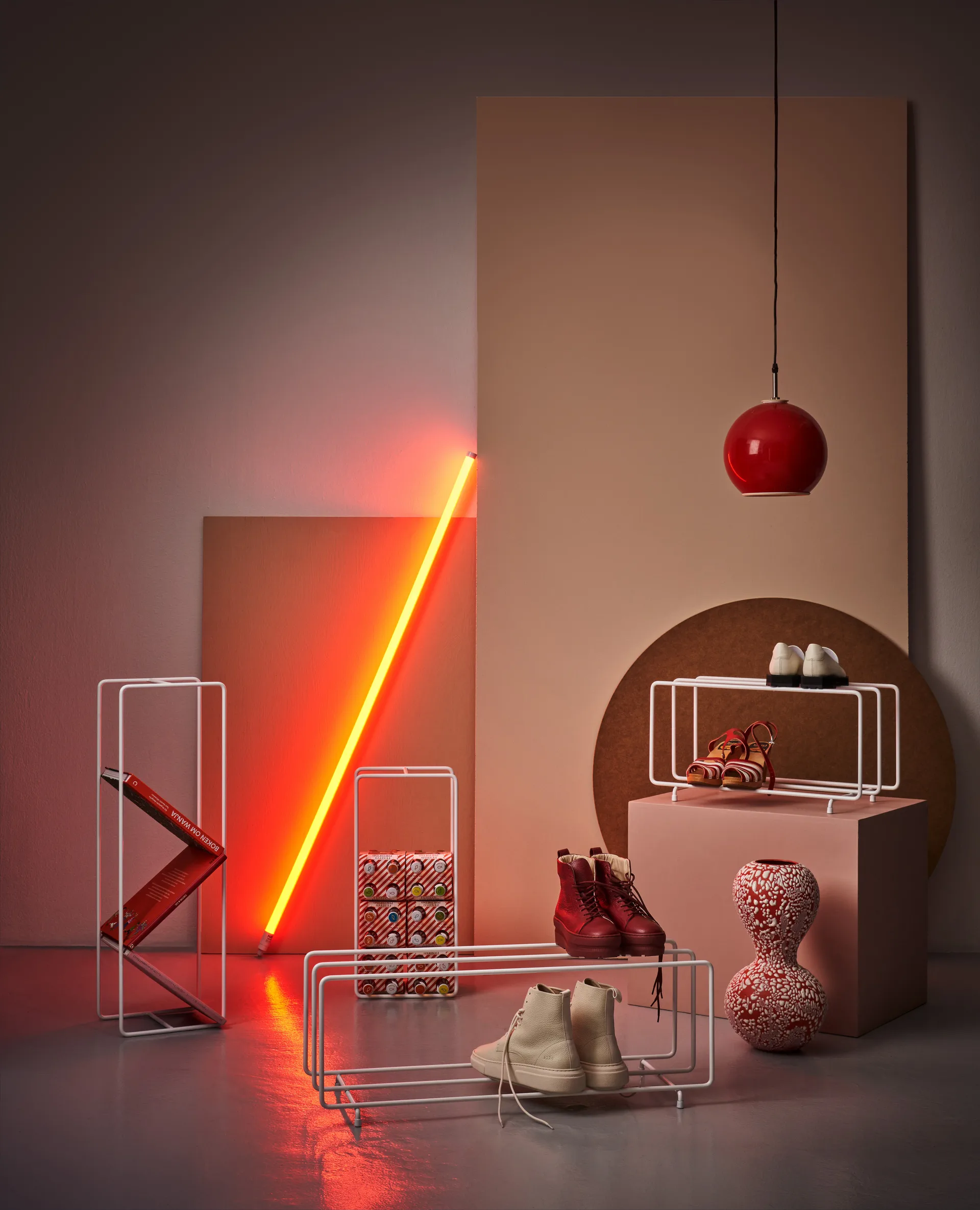 Mixrack Schuhregal, Weiß Maze