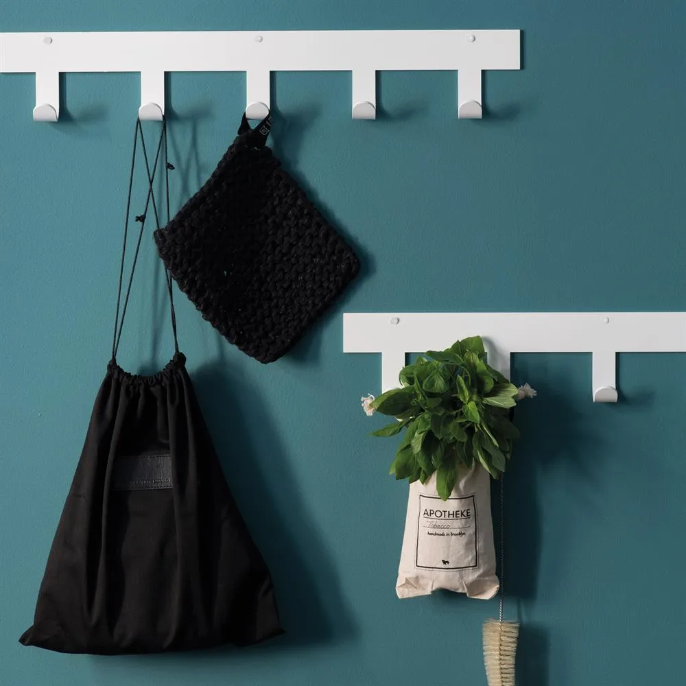 Only Hooks Garderobe, Weiß Maze