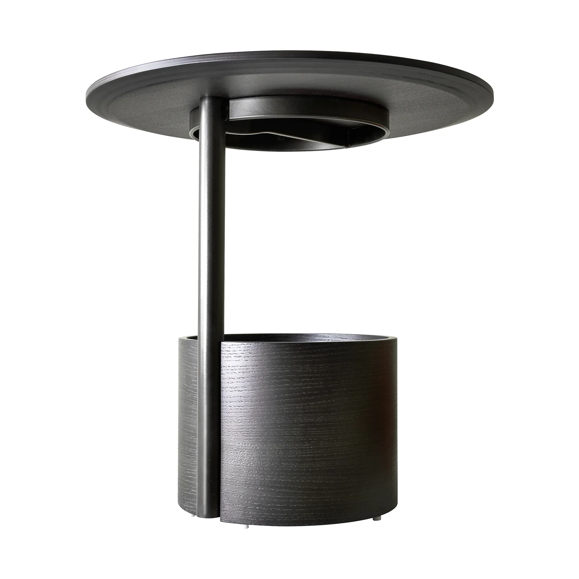 Parasol S Beistelltisch Ø50cm, Dark stained oak Maze