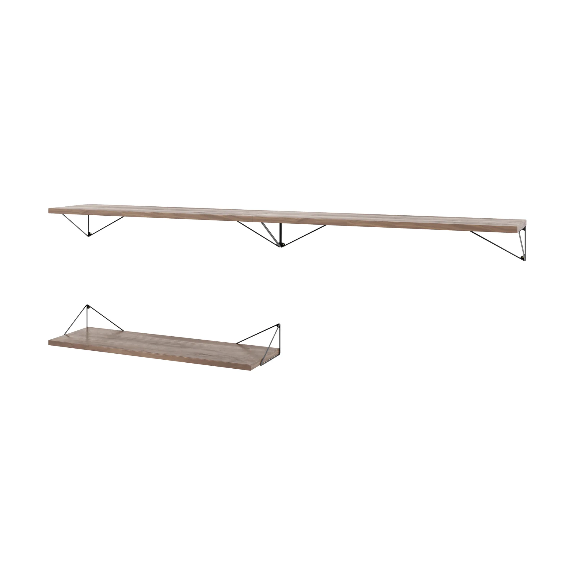 Pythagoras Bundle A Regalsystem Walnuss-Schwarz Maze