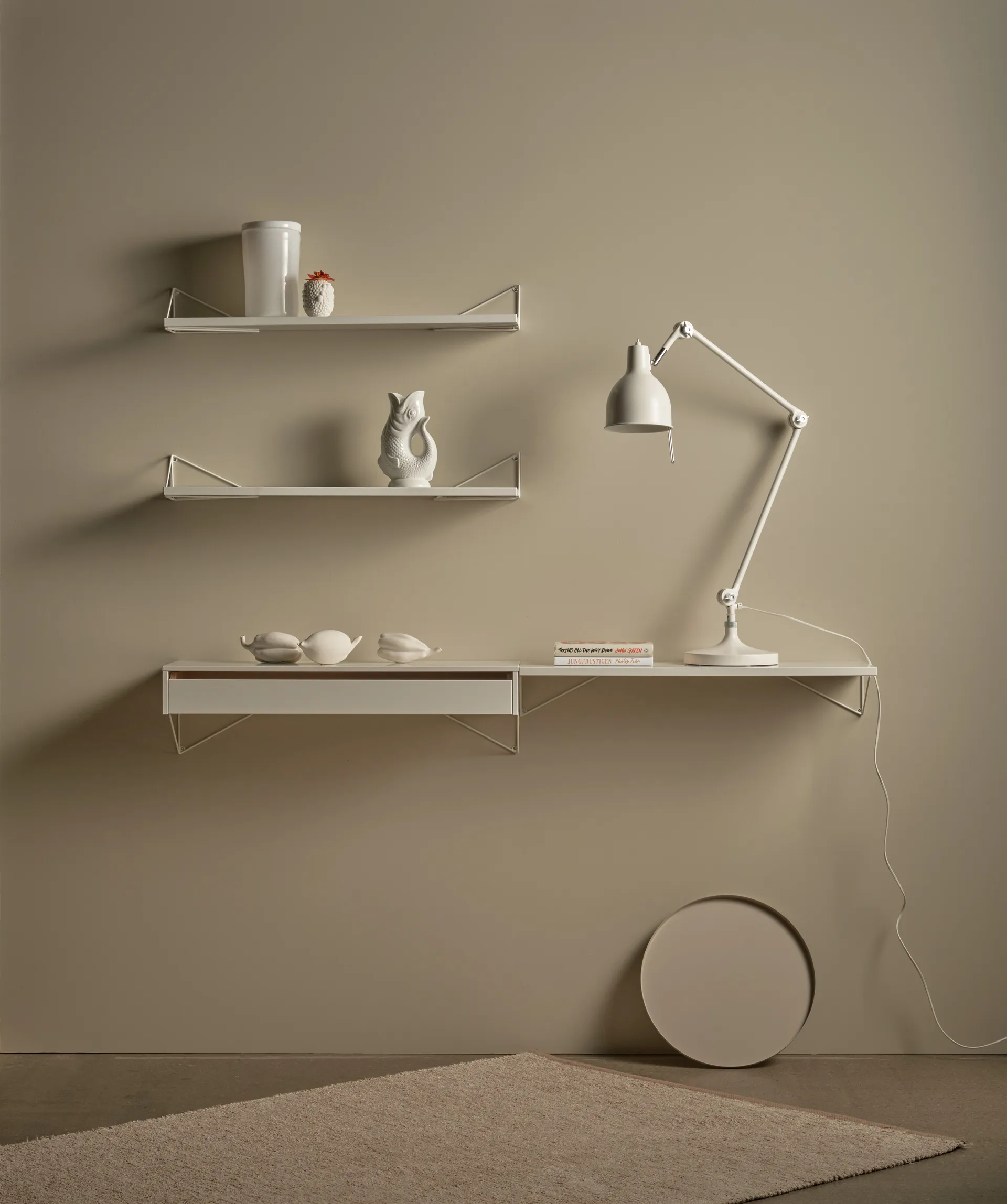 Pythagoras Bundle D Regalsystem Weiß-Weiß Maze