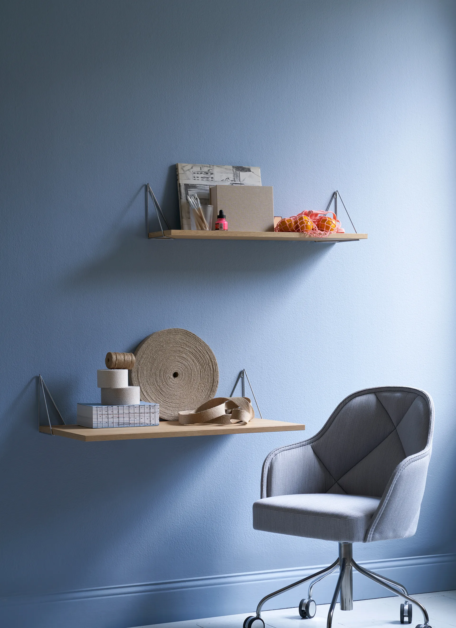 Pythagoras Konsole 2er Pack, Chrome Maze