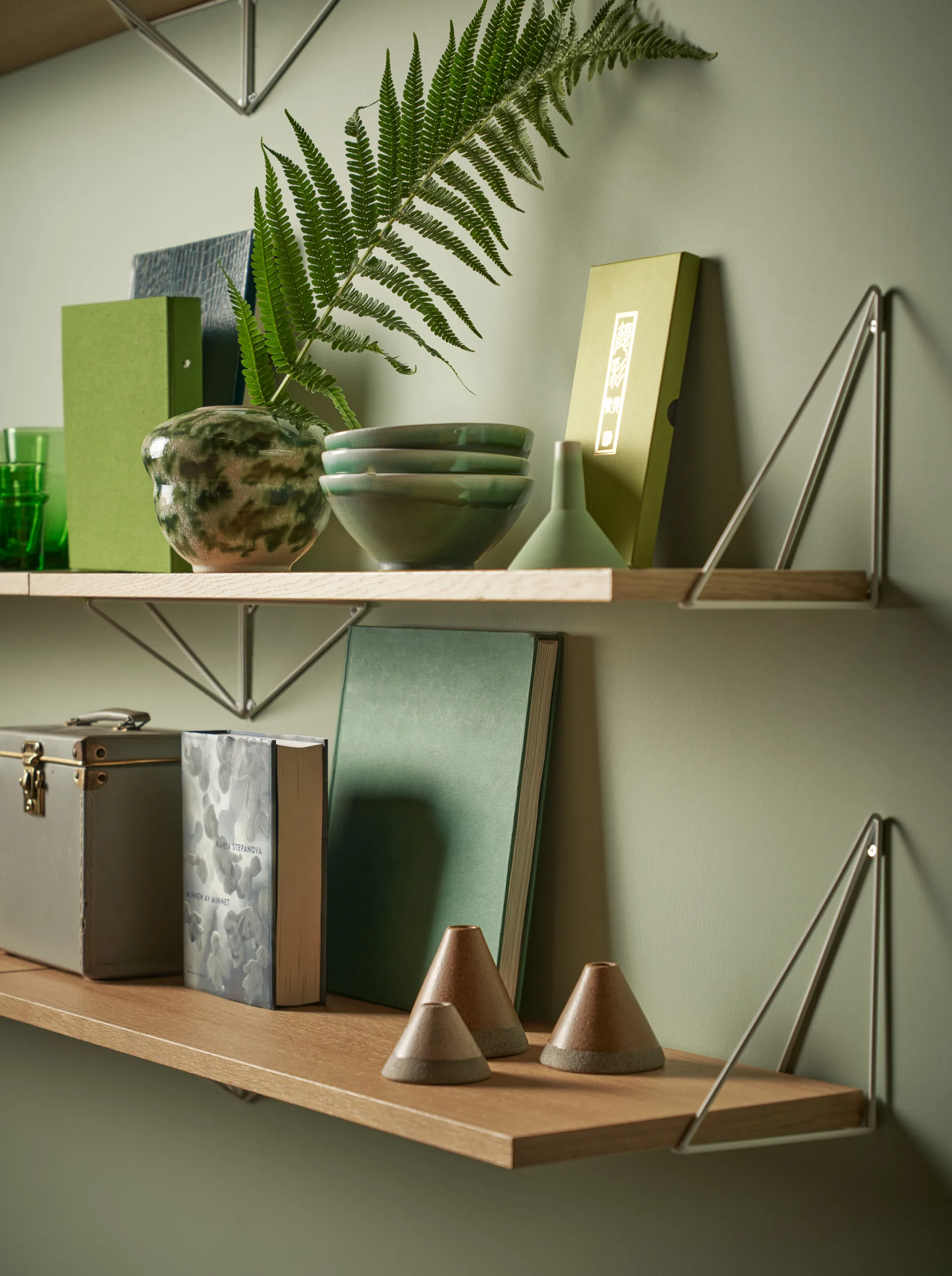 Pythagoras Konsole 2er Pack, Chrome Maze