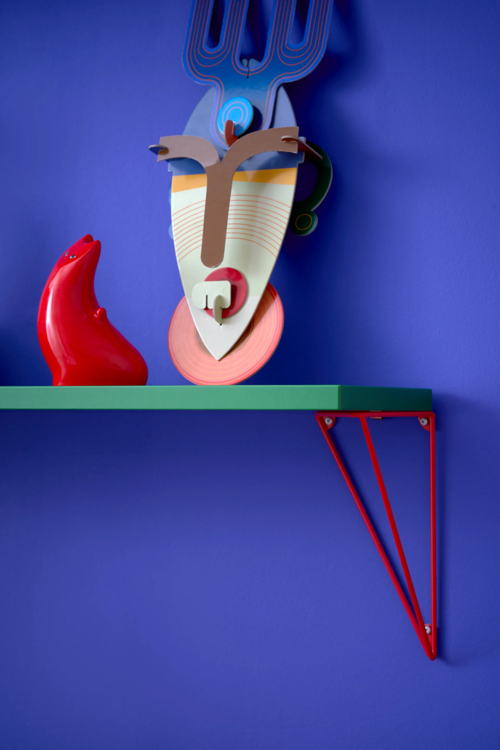 Pythagoras Konsole 2er Pack, Red Maze