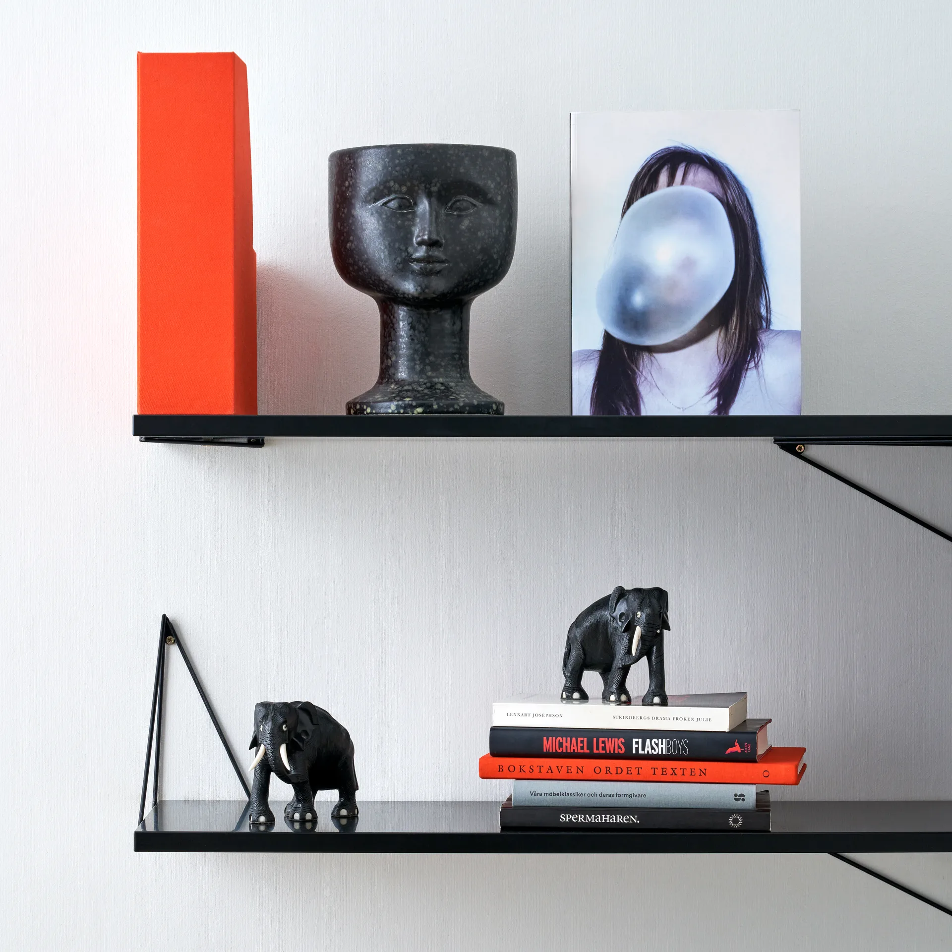 Pythagoras Konsole 2er Pack, Schwarz Maze