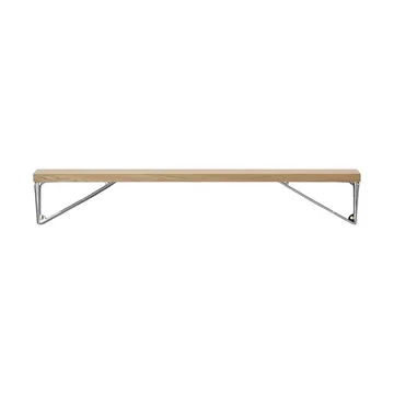 Pythagoras Regal, Eiche-Chrom, 20x80 cm - Maze