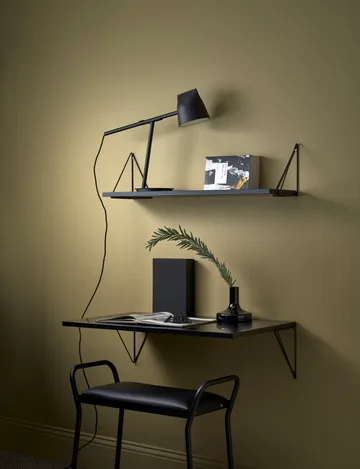Pythagoras Regal, Schwarz, 20x80 cm - Maze