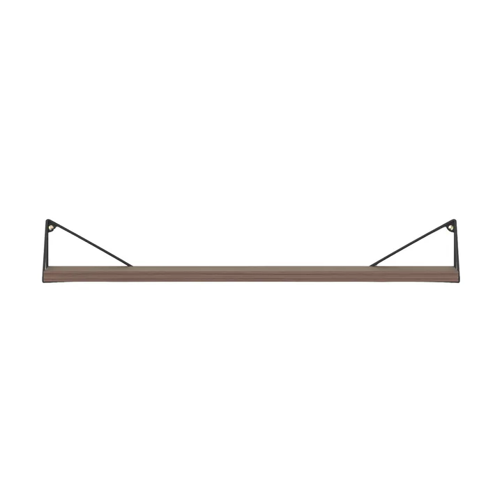Pythagoras Regal, Walnuss-schwarz, 20x80 cm - Maze