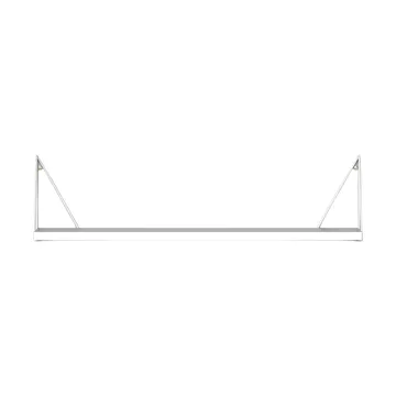 Pythagoras Regal, Weiß, 20x80 cm - Maze